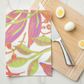 色鮮やかプリント キッチンタオル (四つ折り)