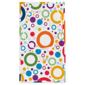 色鮮やかリングや輪 スモールペーパーバッグ (裏面)