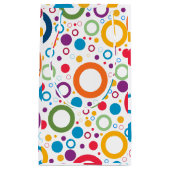 色鮮やかリングや輪 スモールペーパーバッグ (正面)