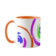 色鮮やか付きモダン芸術的デザイン