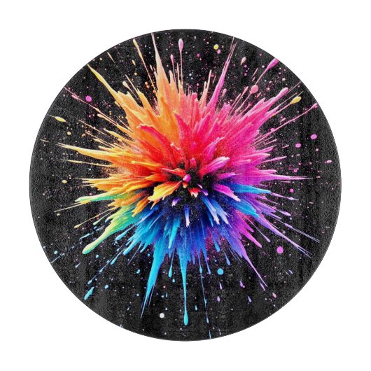 色鮮やか分解デザイン カッティングボード (正面)