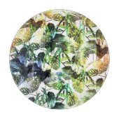 色鮮やか抽象芸術パターンデザイン カッティングボード (正面)