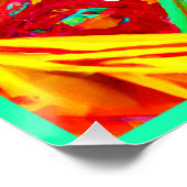 色鮮やか抽象芸術パターン ポスター (コーナー)