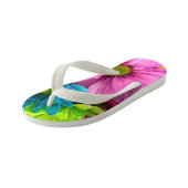 色鮮やか数々のデイジーフローラ キッズビーチサンダル (アングル)