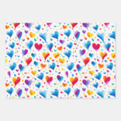 色鮮やか数々の付き包装紙 ラッピングペーパーシート (正面2)