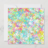 色鮮やか数々の結婚式招待状 招待状 (裏面)