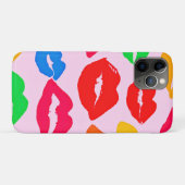 色鮮やか柄でキス Case-Mate iPhoneケース (裏面(横))