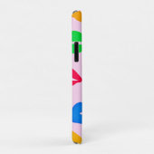 色鮮やか柄でキス Case-Mate iPhoneケース (裏面/右)