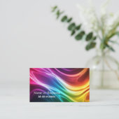 色鮮やか渦 名刺 (スタンド正面)