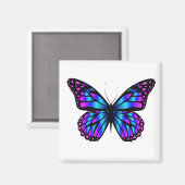 色鮮やか蝶 マグネット (正面/裏面)
