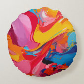 色鮮やか ラウンドクッション (裏面)