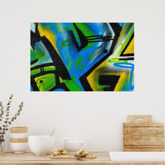 色3 ポスター (キッチン)