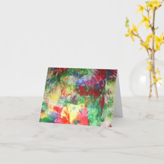 色 カード (黄色い花)