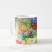 色 コーヒーマグカップ (正面左)