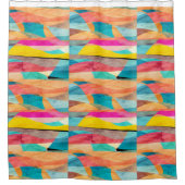 色 シャワーカーテン (正面)