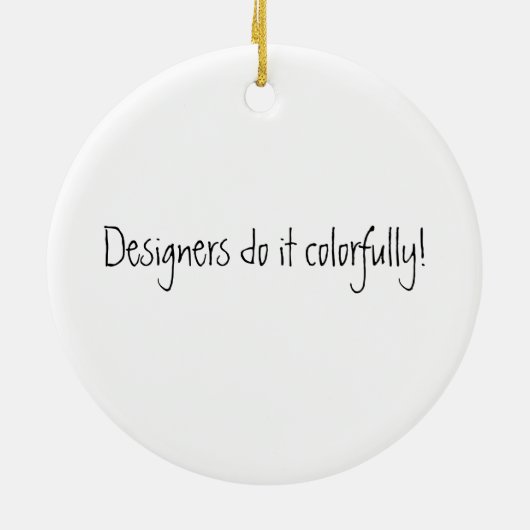 色 セラミックオーナメント (裏面)