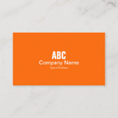 [色]タブ – オレンジ 名刺 (裏面)