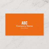 [色]タブ – オレンジ 名刺 (裏面)