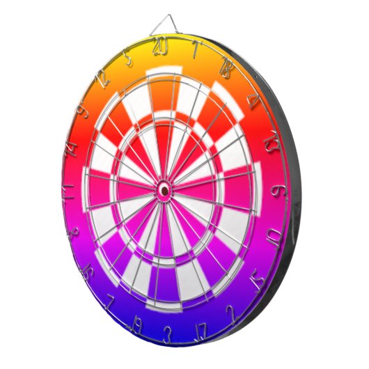 色 ダーツボード (正面右)