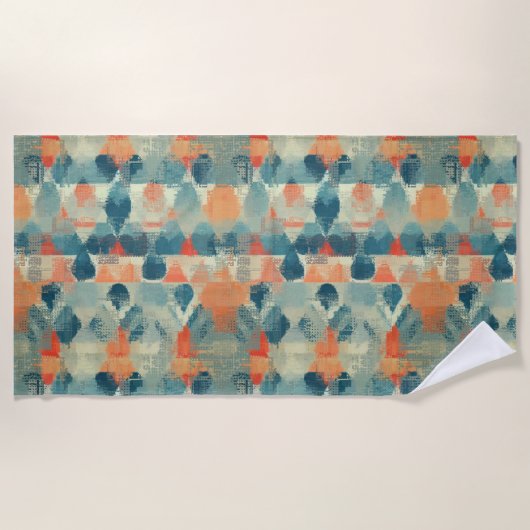 色 ビーチタオル (正面)