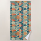 色 ビーチタオル (正面)