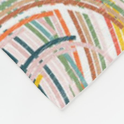 色 フリースブランケット (角)