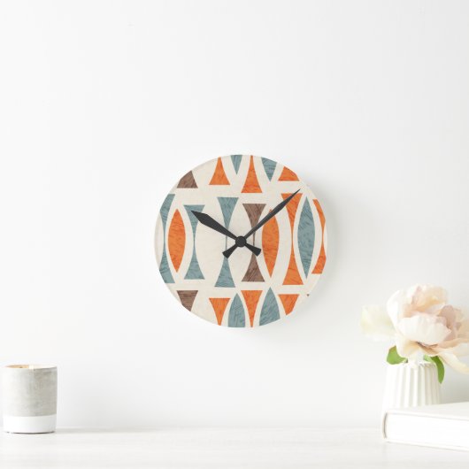 色 ラウンド壁時計 (ホーム)