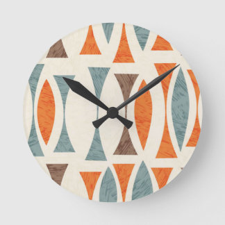 色 ラウンド壁時計