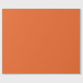 色 – 不気味深いオレンジ色ラッピング紙転が ラッピングペーパー (フラット)