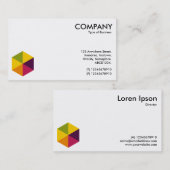 色(六角形) 01 名刺 (正面/裏面)