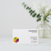 色(六角形) 01 名刺 (スタンド正面)