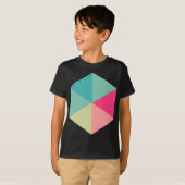 色（六角形） 02 Tシャツ (正面フル)