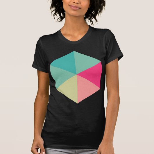 色（六角形） 02 Tシャツ (正面)