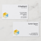 色（六角形） 03 名刺 (正面/裏面)