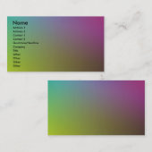 色 名刺 (正面/裏面)