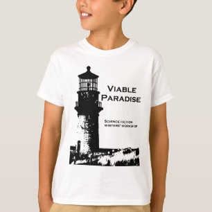 色-実行可能な楽園の灯台--を選んで下さい Tシャツ
