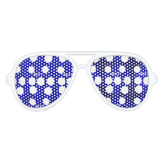 色、星、パターン アビエーターサングラス