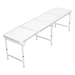 色：無地の白ビールポンのテーブル ビアポンテーブル