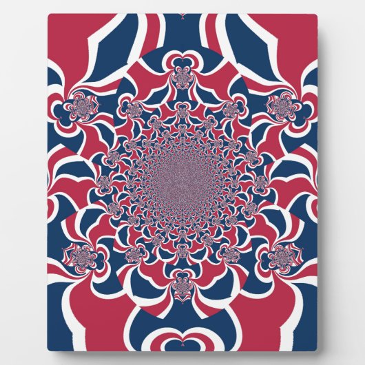 色:統一されたグローバカラフルルパターン フォトプラーク (正面)