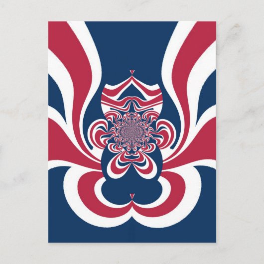 色：統一されたグローバカラフルルパターン ポストカード (正面)