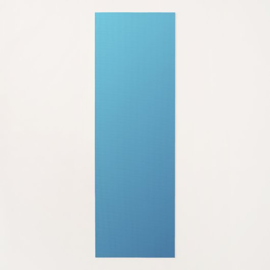 色（色）青 ヨガマット (正面)