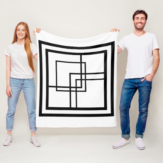 色、黒、白、パターンを選択 フリースブランケット (インサイチュ)