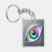 色Appのキーホルダーのための目 キーホルダー (正面左)