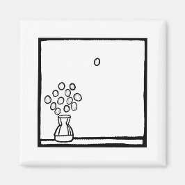 色MEバブルガム葡萄ブーケ マグネット