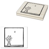 色MEバブルガム葡萄ブーケ ラバースタンプ (押印)