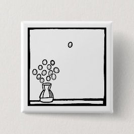 色MEバブルガム葡萄ブーケ 缶バッジ