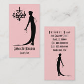 色Moiのファッションプレートの~の名刺を変えて下さい 名刺 (正面/裏面)