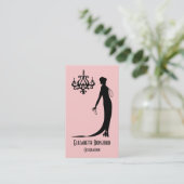 色Moiのファッションプレートの~の名刺を変えて下さい 名刺 (スタンド正面)