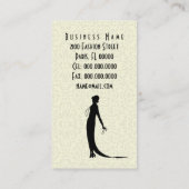 色Moiのファッションプレートの~の名刺を変えて下さい 名刺 (裏面)