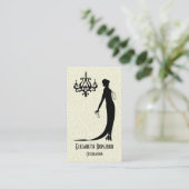 色Moiのファッションプレートの~の名刺を変えて下さい 名刺 (スタンド正面)